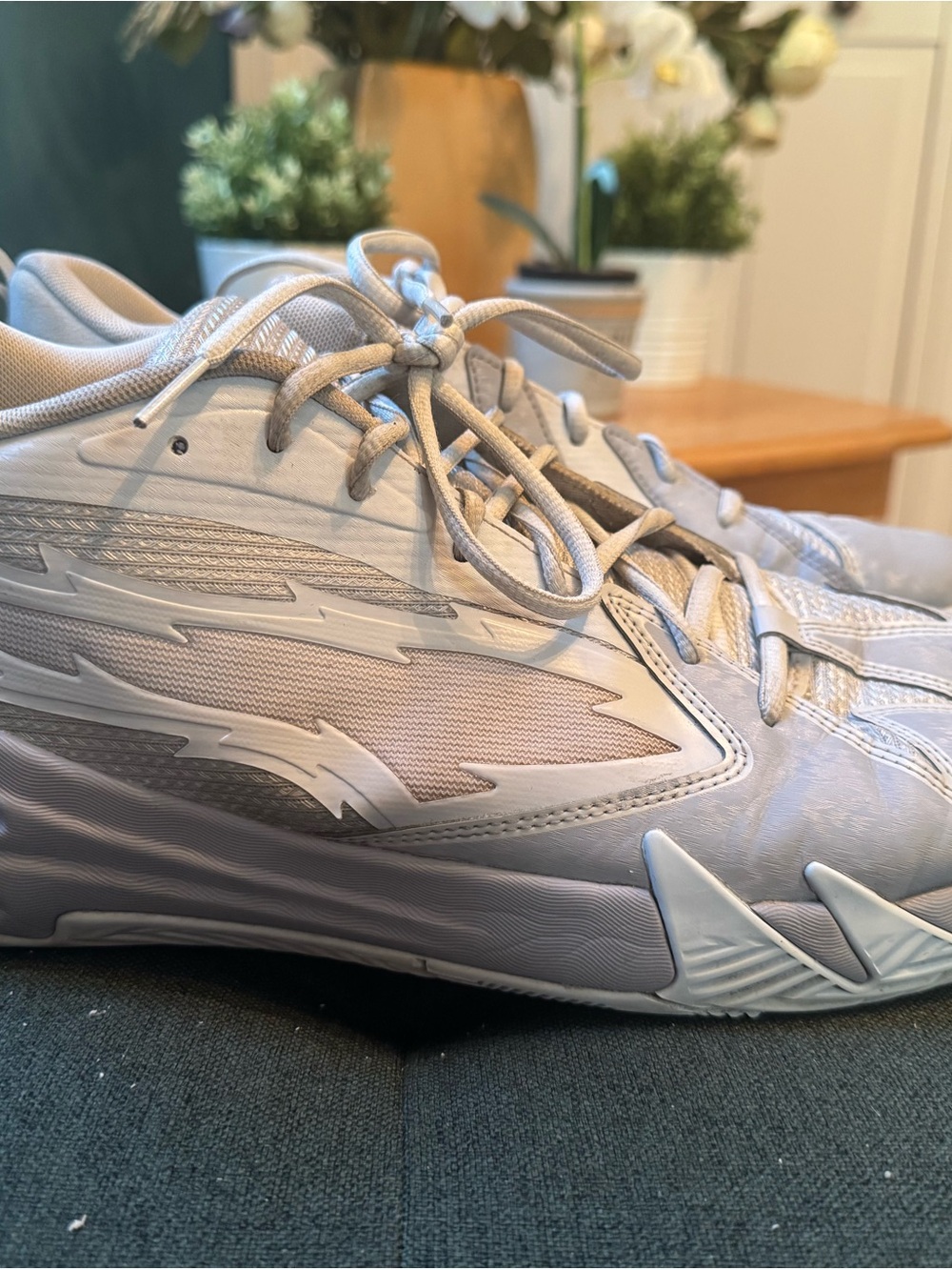 Puma Men's Athletic Sneakers in Light Gray